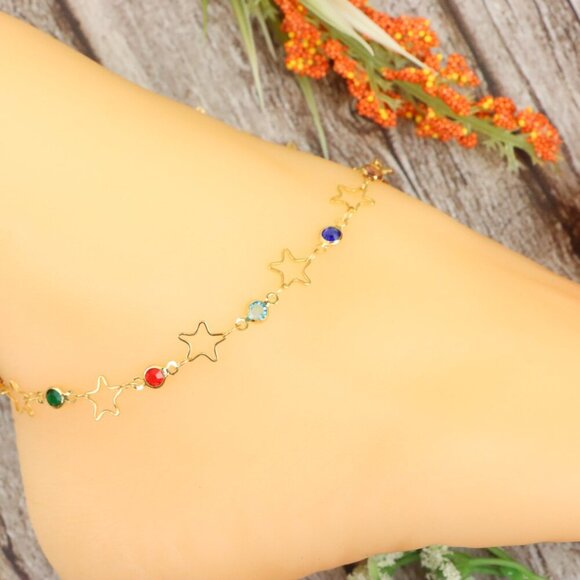 Dainty Anklet for Women – Elegant Everyday Jewelry & Perfect Gift | MLCRC1667 - Picture 1 of 10